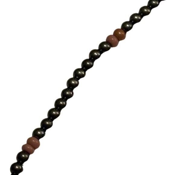 Magic Tree Hematite Beaded Necklace - Picture 4 of 5